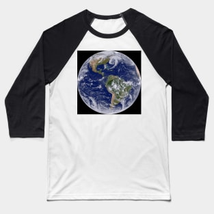 Clouds over the Americas, GOES image (C022/3729) Baseball T-Shirt